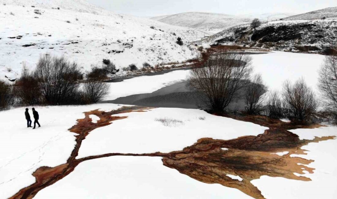 Erzincan’da soğuk hava etkisini sürdürdü. Otlukbeli ilçesinde gece eksi 22