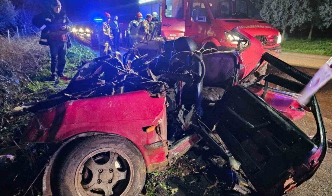 Otomobil ile tırın çarpıştığı kazada 1 kişi hayatını kaybetti Orhangazi’de meydana gelen trafik