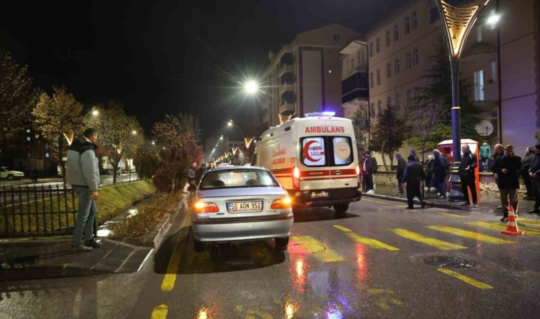 Nevşehir'de yaya geçidinde otomobilin çarptığı 2 kişi yaralandı. Kaza sonrası