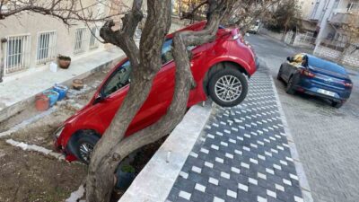 Nevşehir'de Uğur E. isimli sürücü, evinin bahçesine aracını park etmek