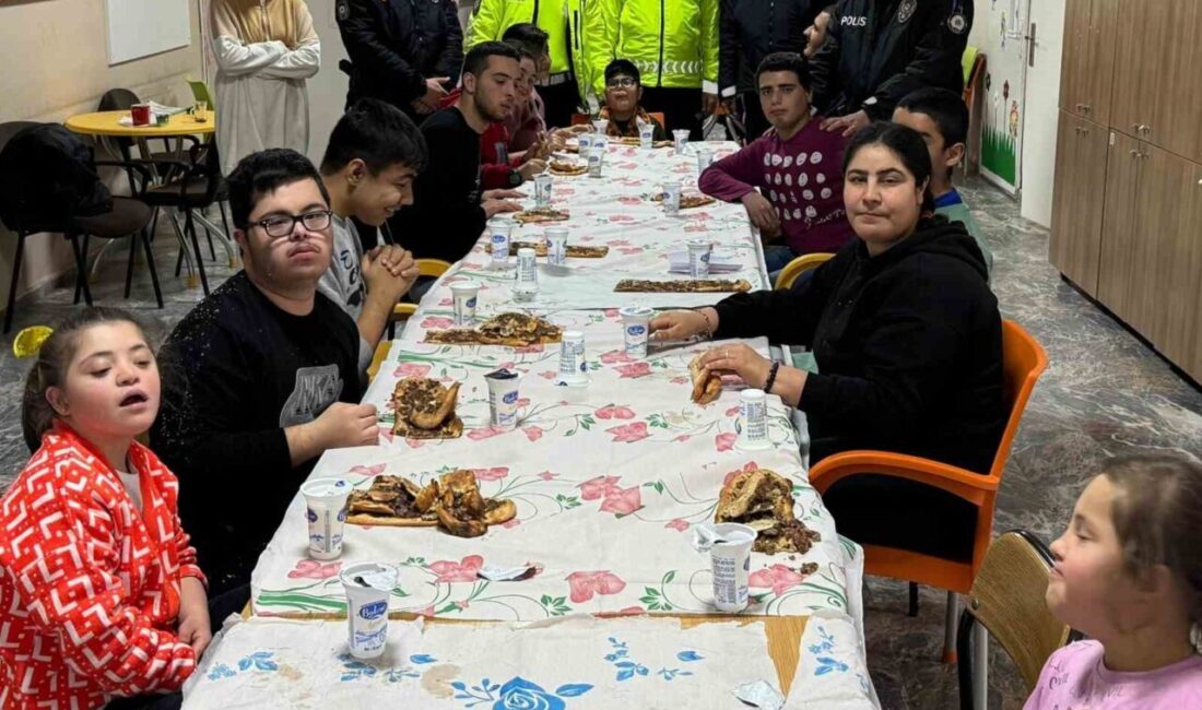 Alaca İlçe Emniyet Müdürlüğü ekipleri, özel bireyleri ziyaret ederek birlikte