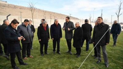 Kayseri'de Yeşilay Uyuşturucuyla Mücadele Rehabilitasyon Merkezi'ni ziyaret eden Dr. Memduh