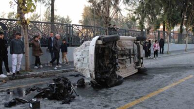 Aydın'ın Efeler ilçesinde yaşanan trafik kazasında 35 YAR 46 plakalı