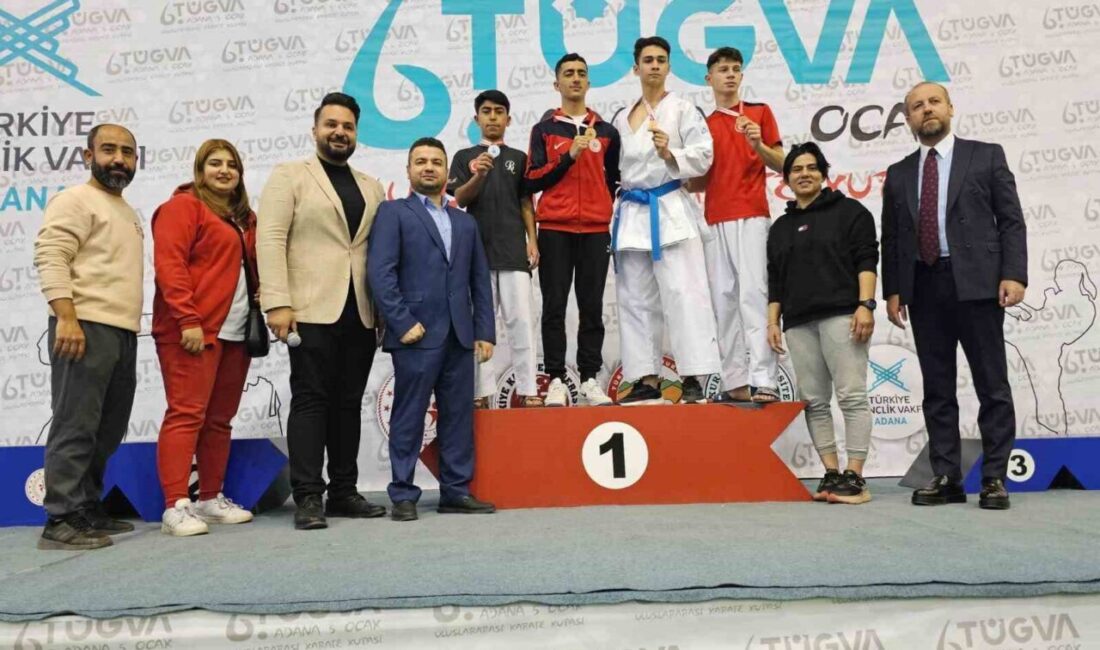 2025 Adana Uluslararası Karate Şampiyonası'nda Şahinbey Belediye Spor Kulübü'nden sporcular
