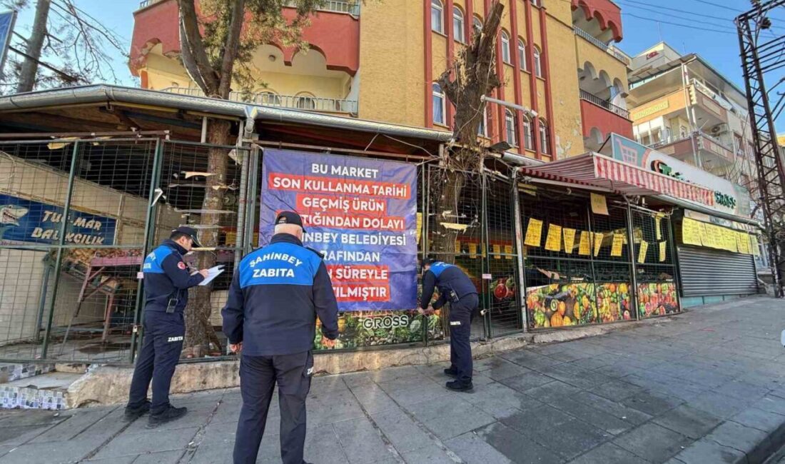 Şahinbey Belediyesi zabıta ekipleri, bozuk et satan iki iş yeri