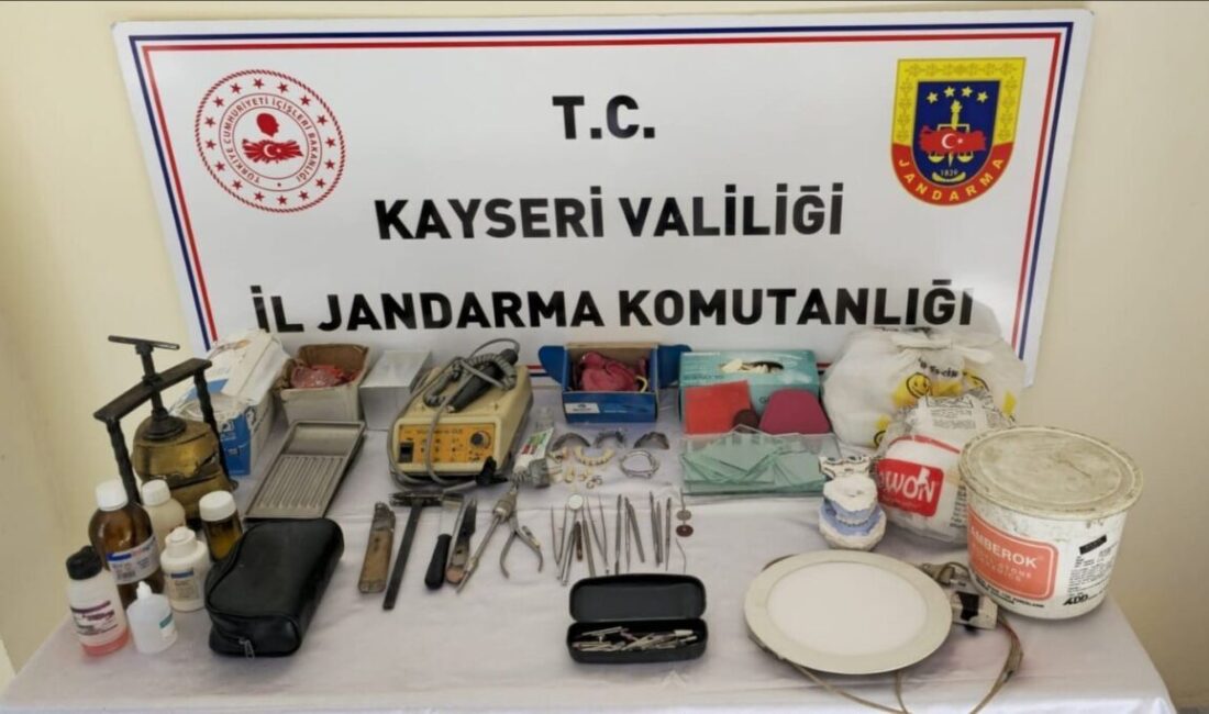 Sahte diş hekimini jandarma yakaladı Kayseri'de diplomasız diş tedavisi