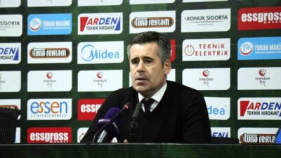 Sakaryaspor-Gençlerbirliği maçında 0-0 berabere kalındı. Gençlerbirliği Teknik Direktörü Eroğlu zeminin