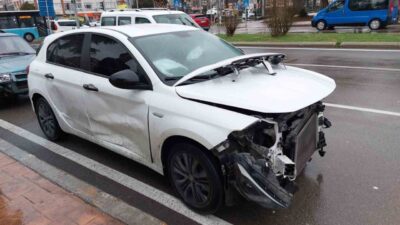 Samsun'da İstasyon Mahallesi'nde meydana gelen zincirleme trafik kazasında Ufuk Çelik