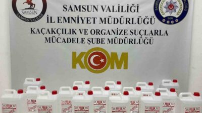 Samsun polisi, Atakum ilçesinde düzenledikleri operasyonda R.K. adlı kişiyi gözaltına