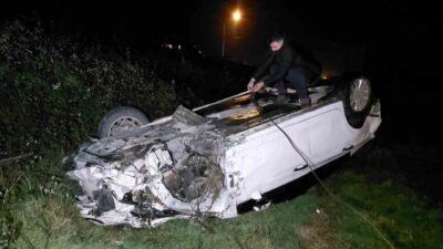 Samsun'un Çarşamba ilçesinde meydana gelen trafik kazasında Emir Can G.,