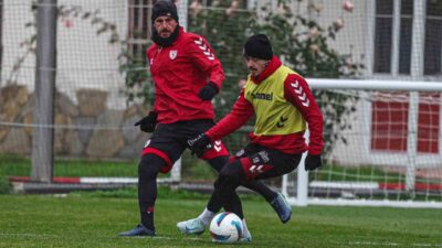 Samsunspor, Beşiktaş maçı hazırlıklarına başladı. Teknik direktör Thomas Reis yönetiminde