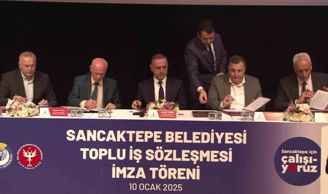 Sancaktepe Belediyesi’nde toplu iş sözleşmesi imzalandı Sancaktepe Belediyesi ve Hizmet-İş