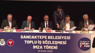 Sancaktepe Belediyesi ve Hizmet-İş Sendikası arasında toplu iş sözleşmesinde yüzde
