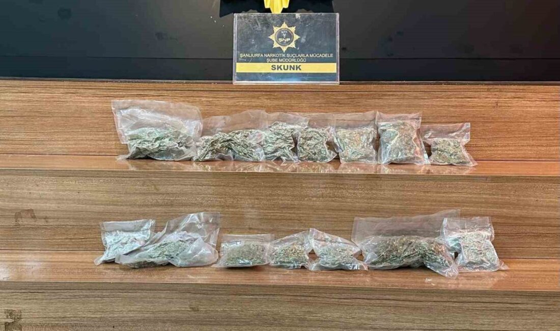 Şanlıurfa’da 2 kilo skunk ele geçirildi Şanlıurfa'da yapılan operasyonda 2