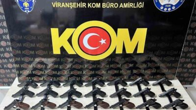 Şanlıurfa'da düzenlenen silah kaçakçılığı operasyonunda 4'ü tutuklu 10 zanlıdan 6'sı