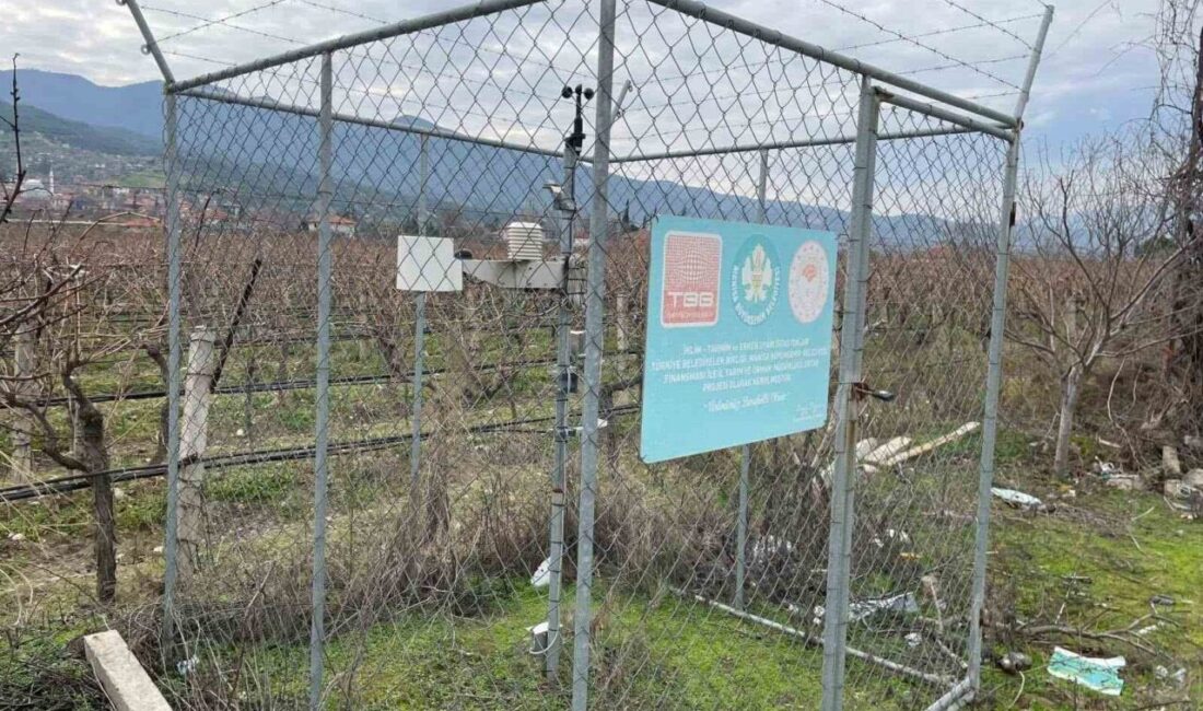Sarıgöl Ovası'nda bulunan erken uyarı istasyonlarının bakım çalışmaları Sarıgöl İlçe