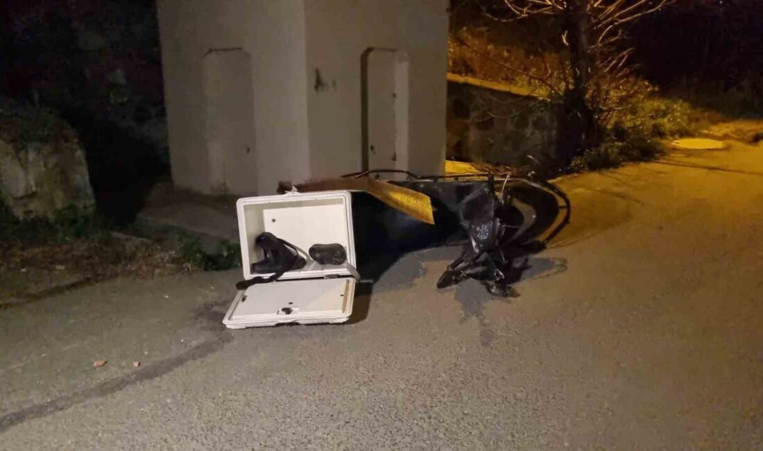 Sarıyer'de otomobil ile motosikletin kafa kafaya çarpıştığı kazada, motosiklet sürücüsü