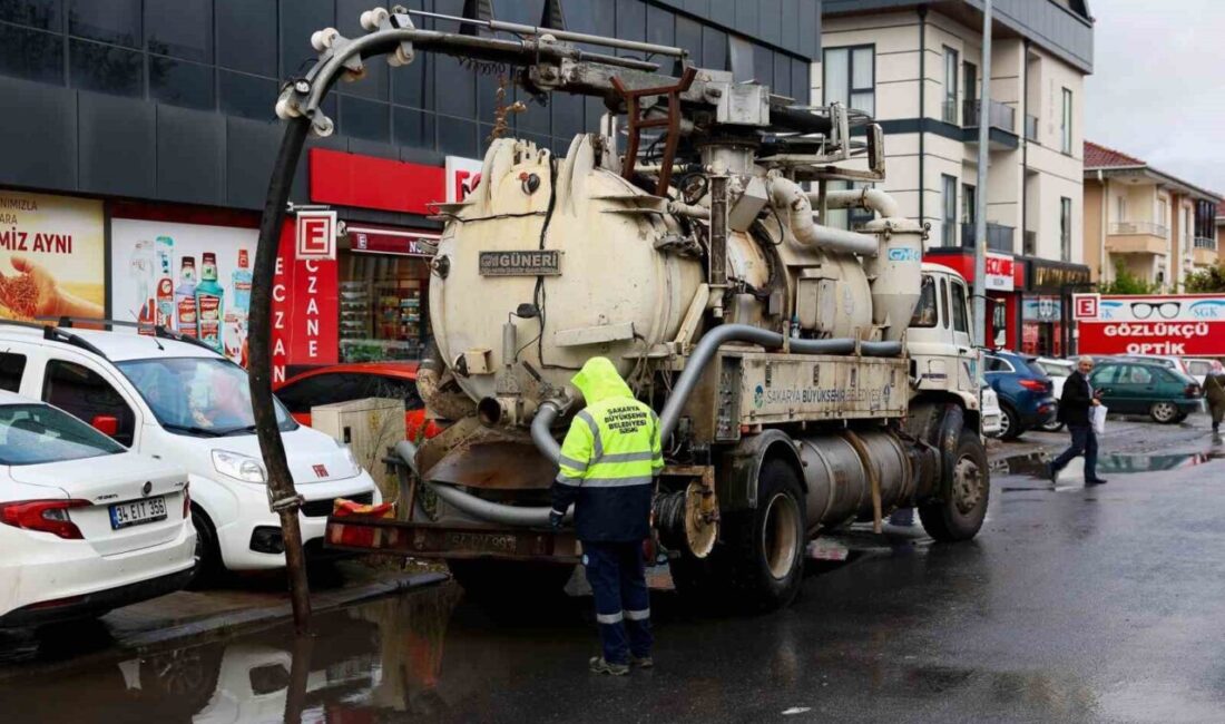 SASKİ, Sakarya genelindeki yağışların olumsuz etkilerini önlemek için 24 saat