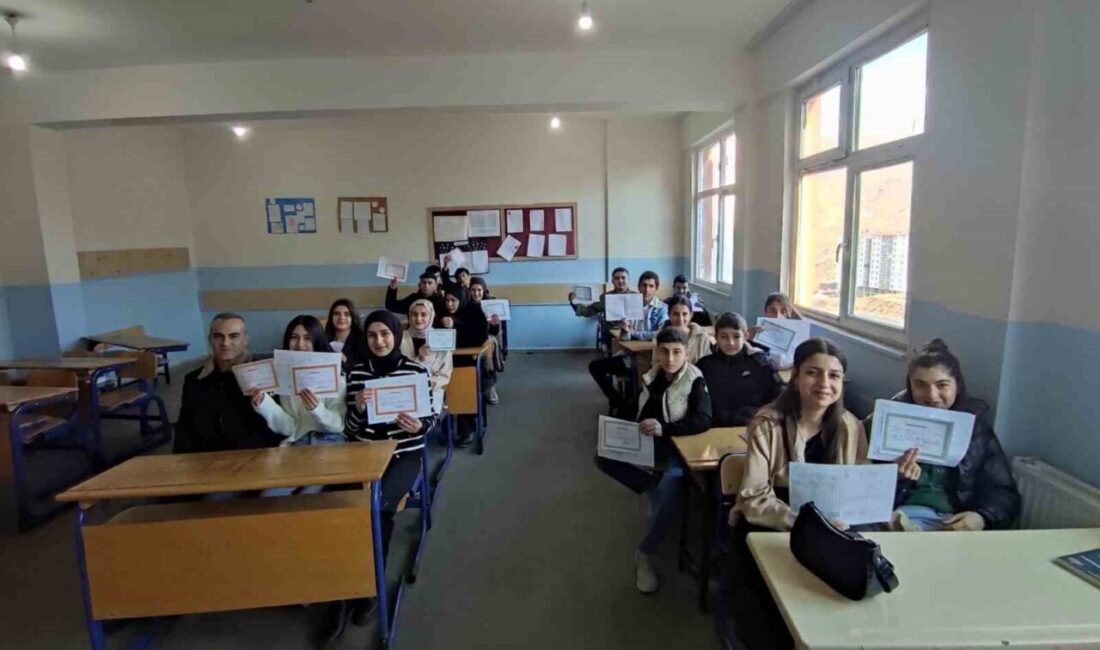 Batman Sason ilçesinde 102 okulda eğitim alan 8 bin öğrenci,