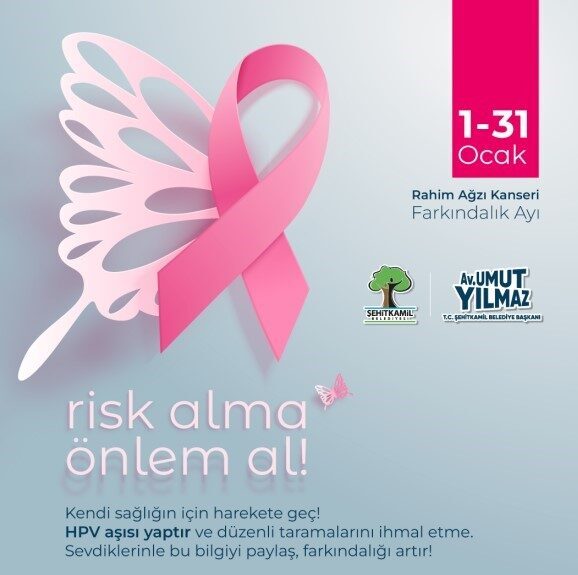 Şehitkamil Belediyesi, 1-31 Ocak tarihleri arasında kadınlara ücretsiz HPV aşısı