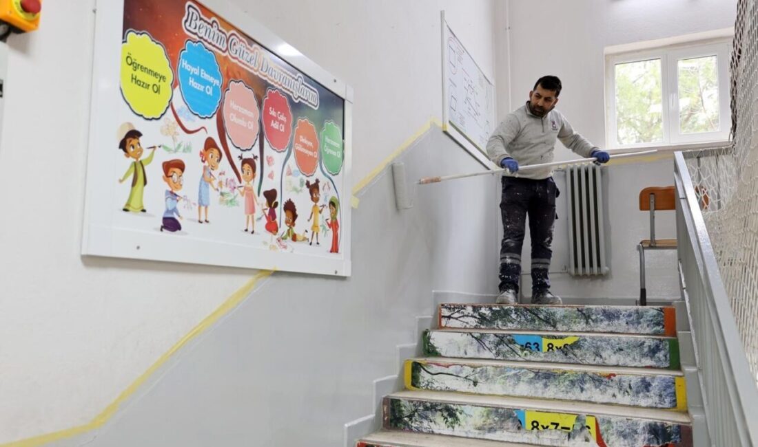 Manisa'daki Yeniköy Atatürk İlkokulu ve Ortaokulu, Şehzadeler Belediyesi tarafından sömestr