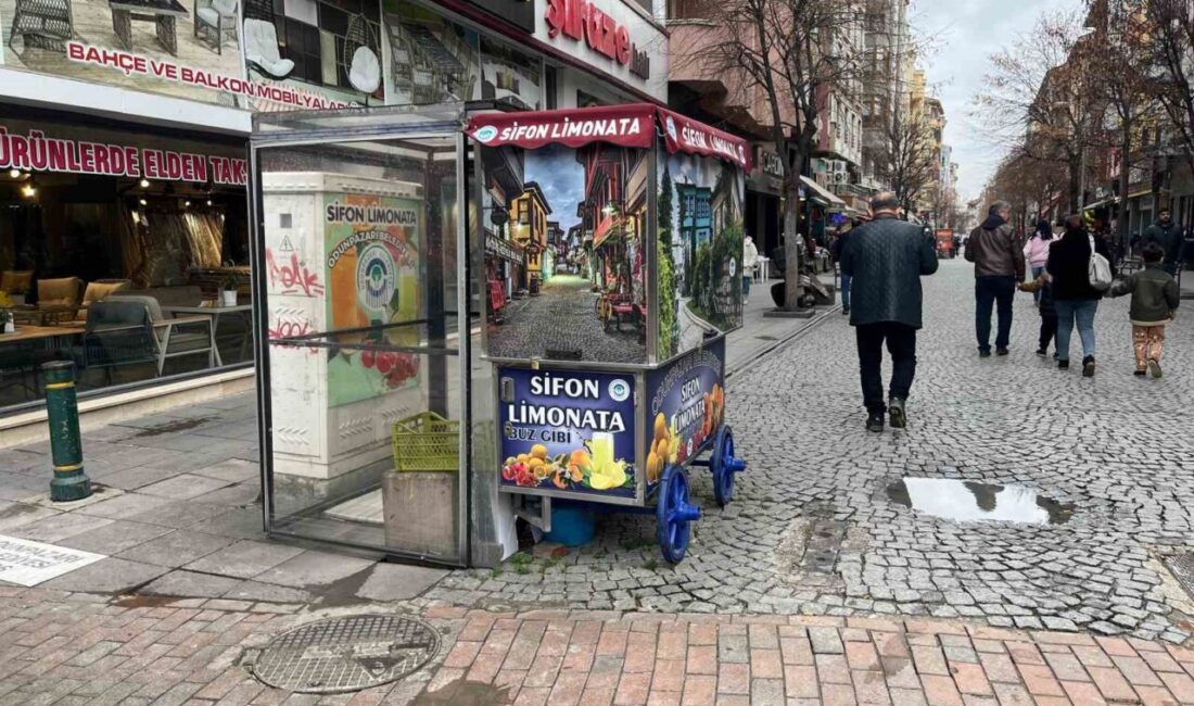 Seyyar esnaf soğuk havadan dolayı kepenk kapattı Eskişehir'deki seyyar esnaf, soğuk