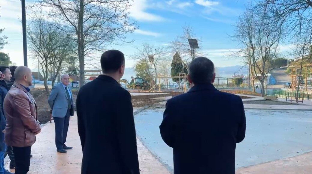 Sinop Nisi Göleti 1. Etap Projesi tamamlanmak üzere Sinop Valisi Mustafa Özarslan,