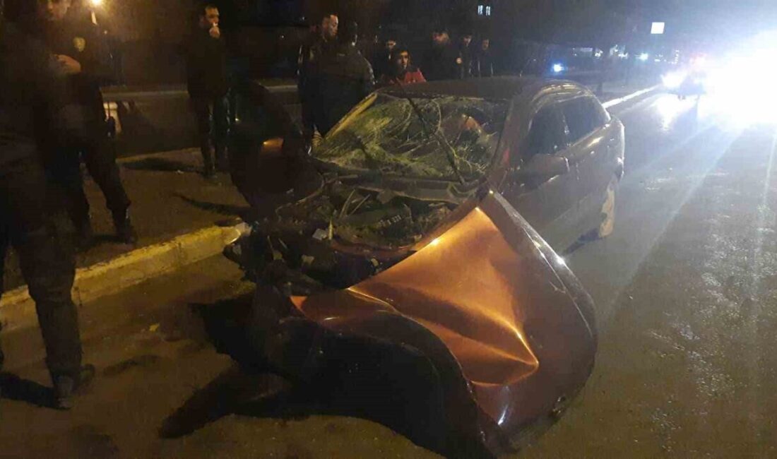 Sivas'ta yaşanan trafik kazasında, sürücü direksiyon hakimiyetini kaybederek orta refüje