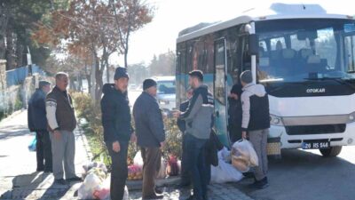 Sivrihisar'da Çarşamba günleri kurulan Halk Pazarına ulaşımı kolaylaştırmak için ücretsiz