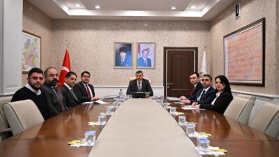 Erzurum Valisi Mustafa Çiftçi'nin önderliğinde süt zinciri projesi değerlendirme toplantısı