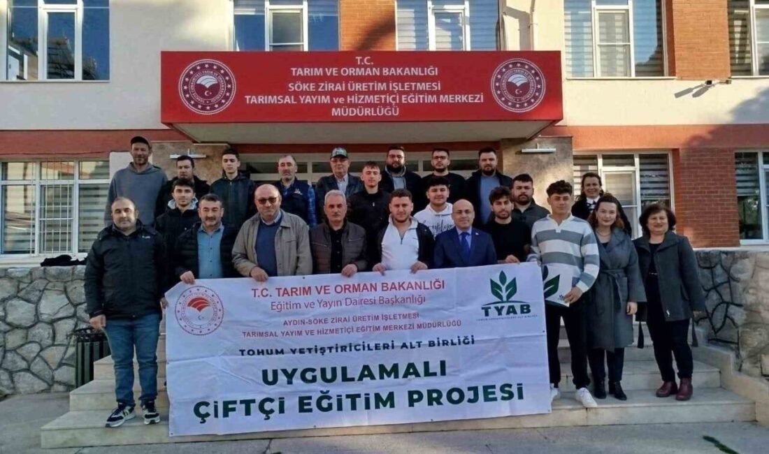 Söke Zirai Üretim İşletmesi TAYEM tarafından düzenlenen "Uygulamalı Çiftçi Eğitimi"