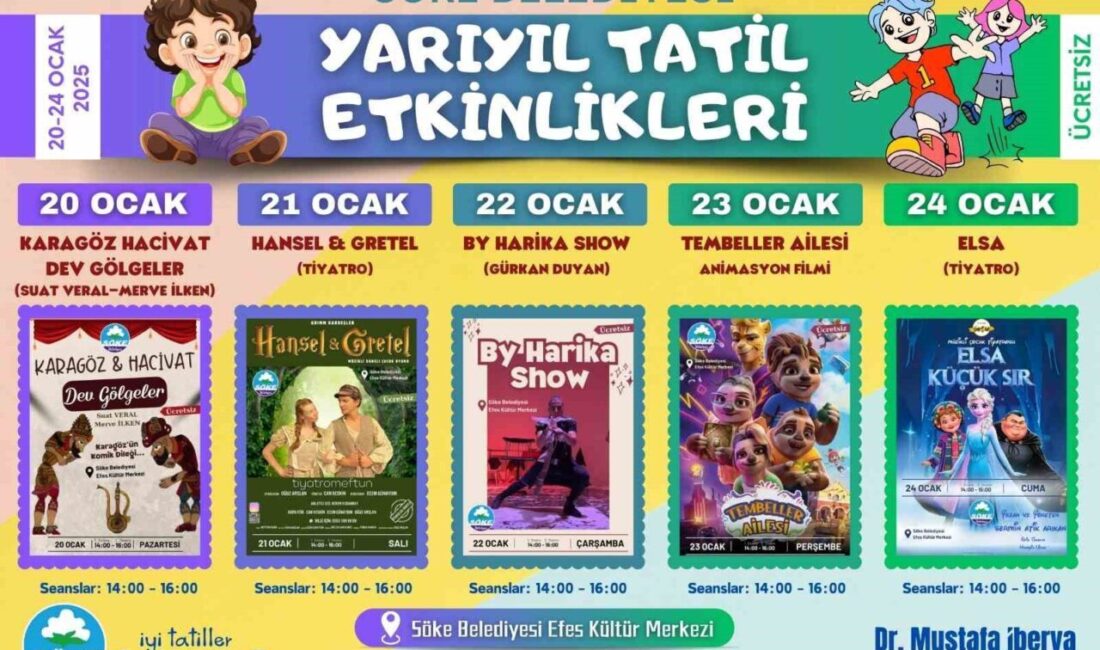 Söke Belediyesi, öğrencilere keyifli