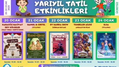 Söke Belediyesi, öğrencilere keyifli bir yarıyıl tatili sunmak için 20-24