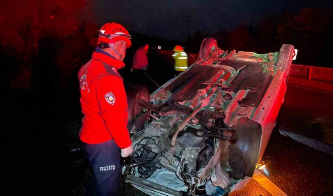 Balıkesir'in Havran ilçesinde meydana gelen trafik kazasında, B.Ö. yönetimindeki otomobil