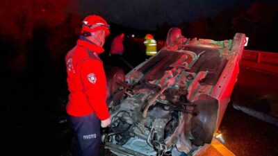 Balıkesir'in Havran ilçesinde meydana gelen trafik kazasında, B.Ö. yönetimindeki otomobil