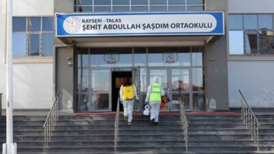 Talas Belediyesi, 2024-2025 eğitim öğretim yılında okullarda temizlik çalışmalarına hız