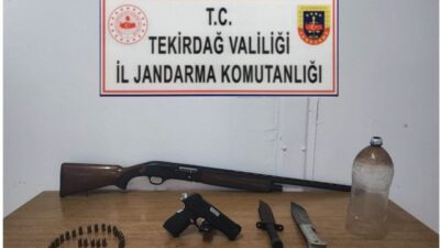 Tekirdağ operasyonlarında uyuşturucu, silah ve kaçak ürünler ele geçirildi. Çerkezköy,