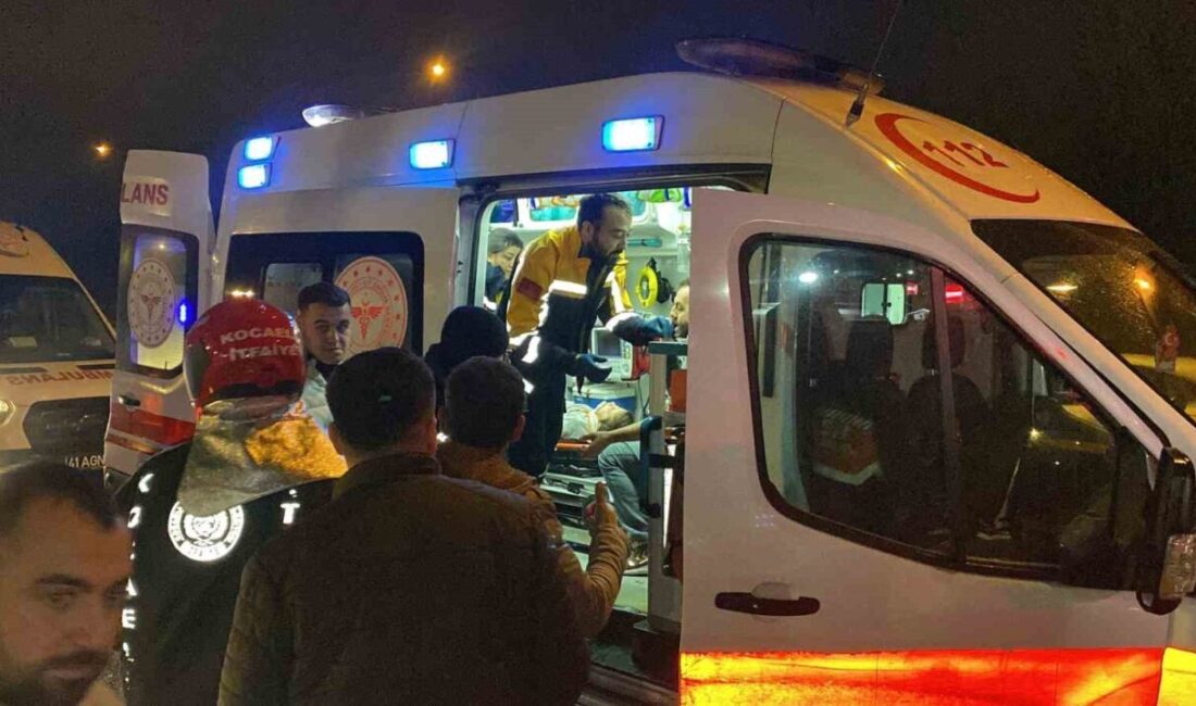Kartepe ilçesinde alkollü sürücünün neden olduğu zincirleme trafik kazasında 4