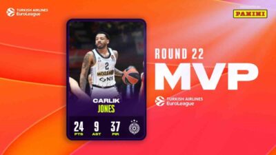 THY Euroleague'in 22. haftasının MVP'si, Partizan'ın Güney Sudanlı oyuncusu Carlik