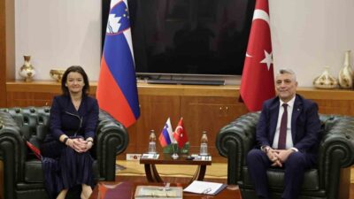 Ticaret Bakanı Ömer Bolat, Slovenya Başbakan Yardımcısı Tanja Fajon ile