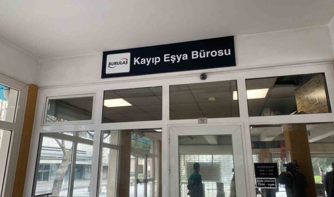 Bursa Büyükşehir Belediyesi iştiraklerinden Burulaş, Osmangazi Metro İstasyonu'ndaki Kayıp Eşya