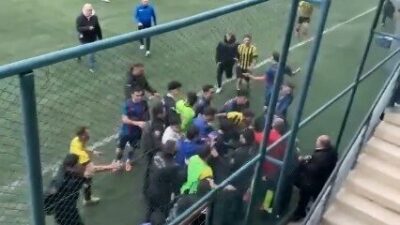 Trabzon 2. Amatör Küme’de oynanan Uçarsuspor - Arsinspor maçı sonunda