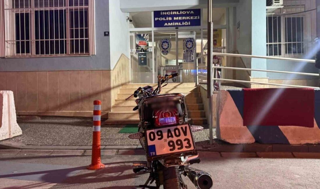 Trafiği tehlikeye düşüren sürücü Aydın'ın İncirliova ilçesinde yakalandı. A.Z. isimli