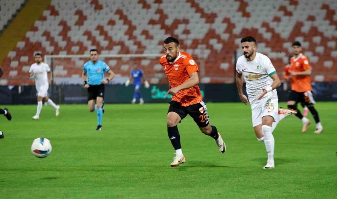 Adanaspor ile Amed Sportif Faaliyetler arasındaki maç golsüz berabere sonuçlandı.