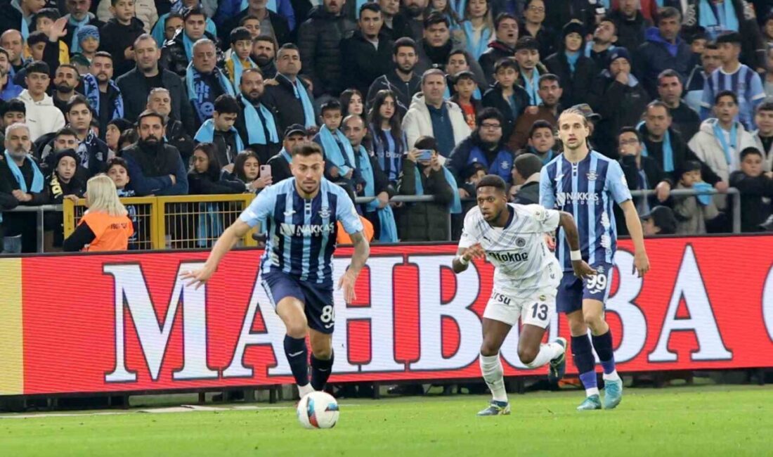 Adana Demirspor ile Fenerbahçe arasındaki maçın ilk yarısı golsüz beraberlikle