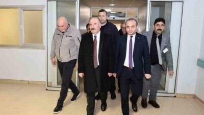 Çorum Valisi Ali Çalgan, Alaca ilçesinde kaza sonucu yaralanan polis