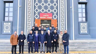 Diyarbakır Valisi Murat Zorluoğlu, Çüngüş ilçesinde Kaymakam Gökhan Dolaş ve