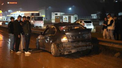 Kırıkkale'de yağmur nedeniyle kayganlaşan yolda meydana gelen trafik kazasında 1
