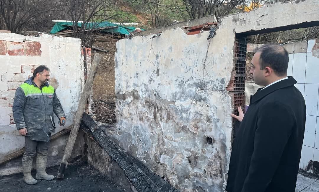 Küre Dağ Evi’nde Yangın Sonrası Onarım Başladı Bartın'da yangın sonucu zarar