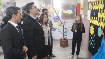 Yenipazar Kaymakamı Murat Karataş, Hamzabali İlkokulu ve Ortaokulu’nu ziyaret ederek